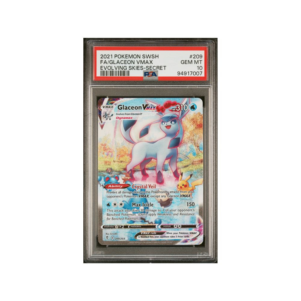 Glaceon VMAX 209/203 - PSA 10